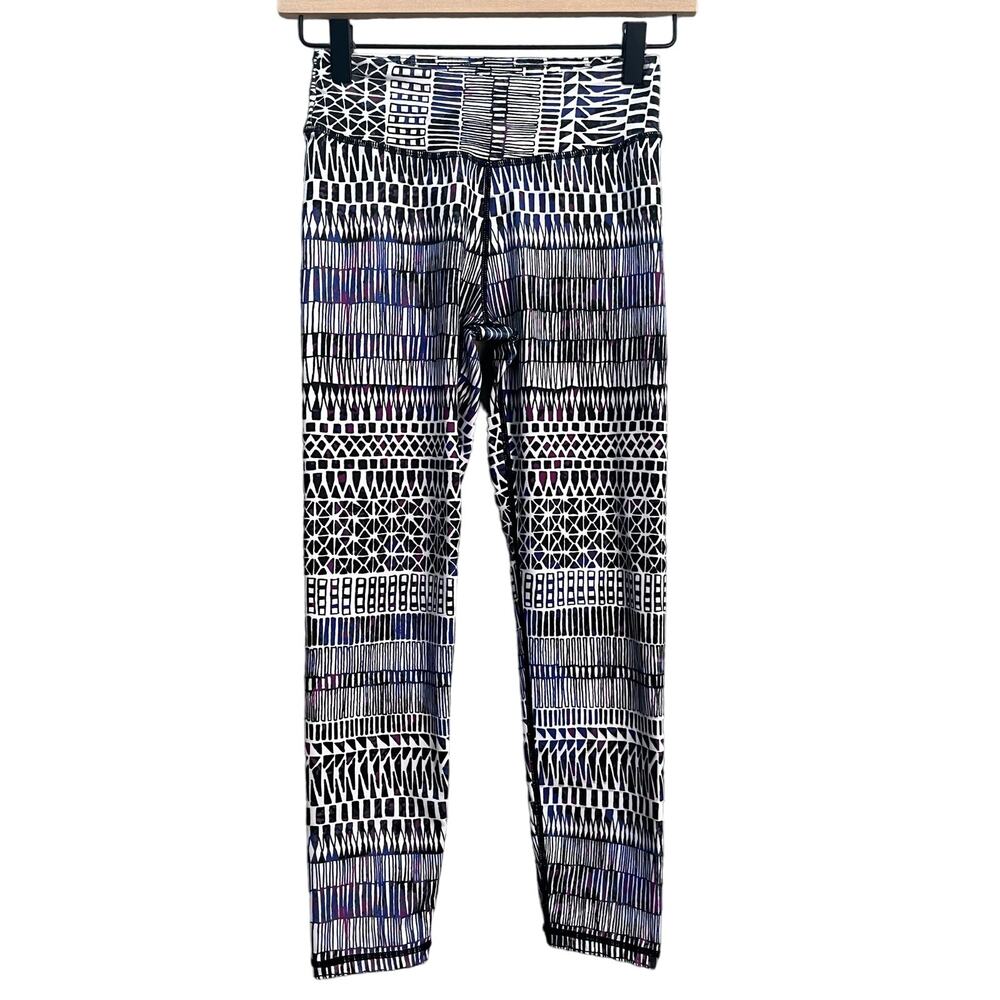 Prana Blue Pattern‎ Leggings Size XS